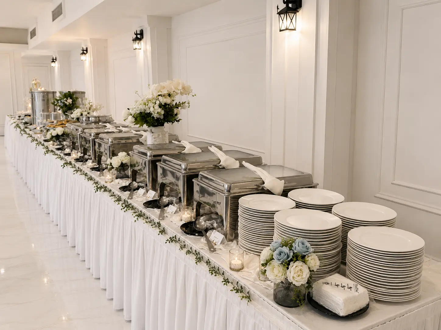 buffet wedding teaffani catering 